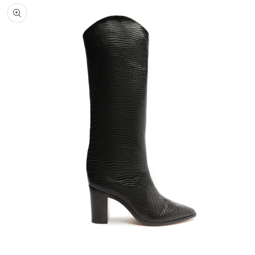 COPY - Schulz Maryana Knee High Crocodile Black Boot size 6